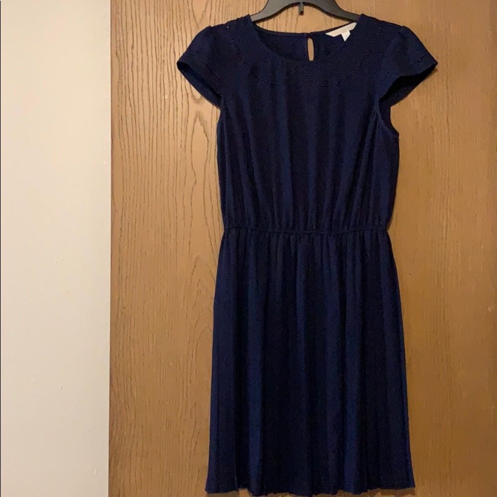 LC Lauren Conrad - Navy blue dress
